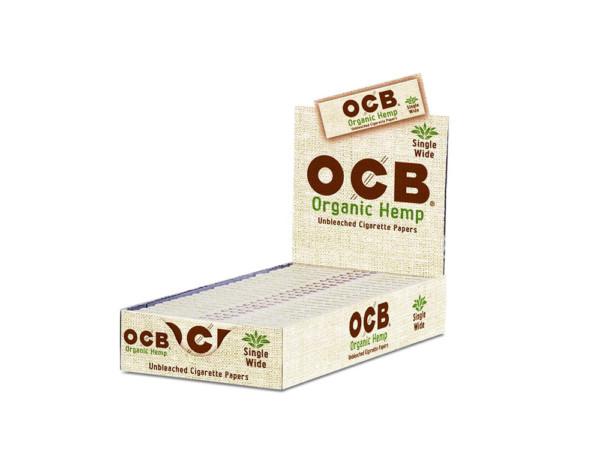 OCB Organic Hemp Single Wide Rolling Papers