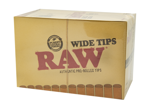 Raw Wide Tips Preroll 20ct