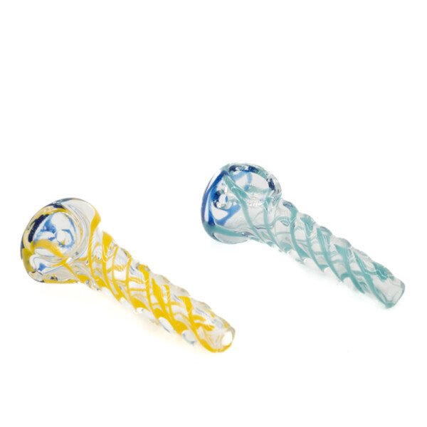 2.5" SWIRLY GLASS PIPE