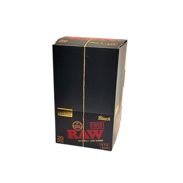 RAW BLACK 20CT 1 1/4