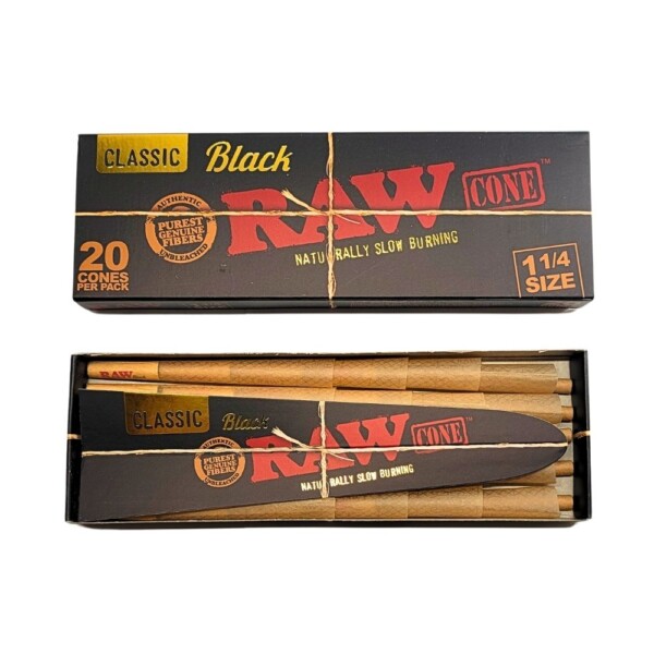 RAW BLACK 20CT 1 1/4 - Image 3