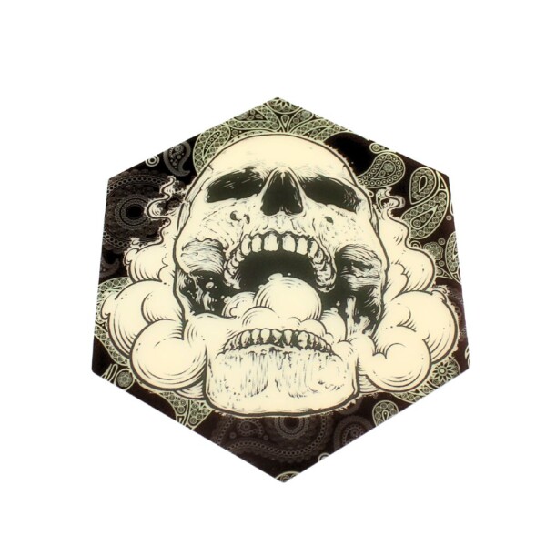 HEXAGON SILICONE MEDIUM DAB SKULL MAT - Image 2