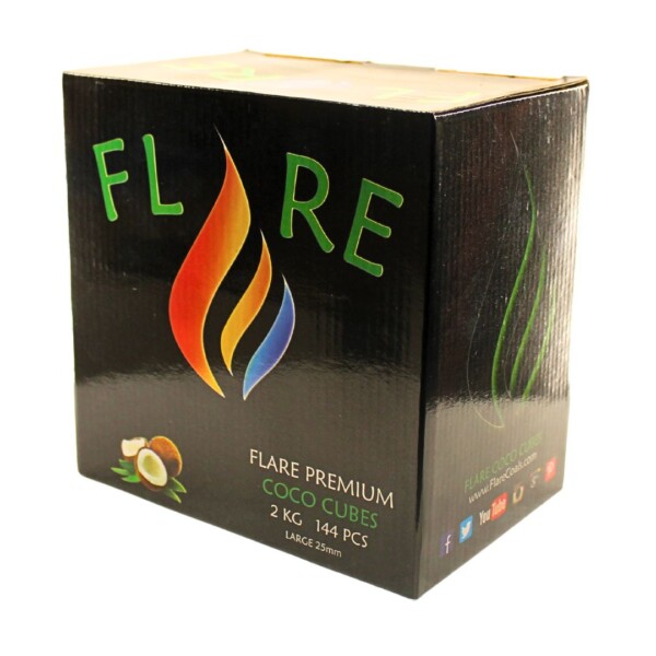 Flare Premium Coco Cubes Large 2KG 144PCS