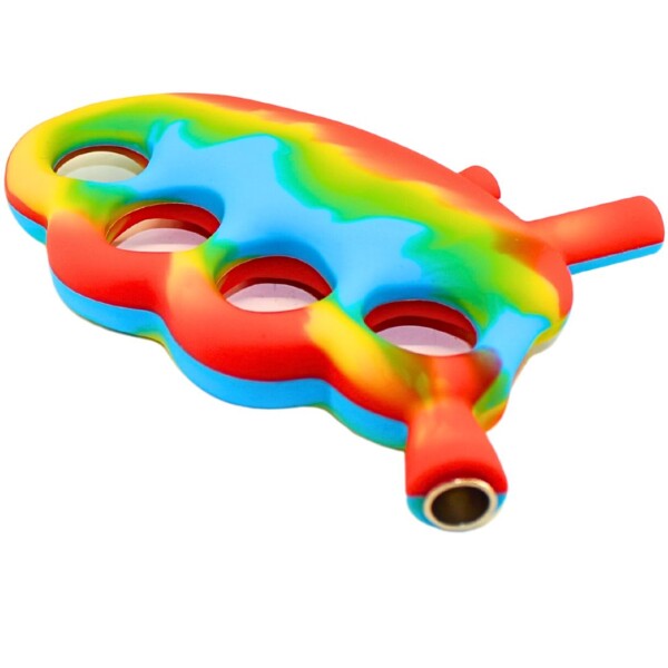 Brass Knuckle Silicone Pipe - Image 7