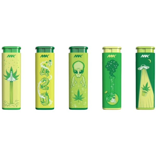 MK Jet Mixed Styles Torch Lighters 50/PK - Image 2