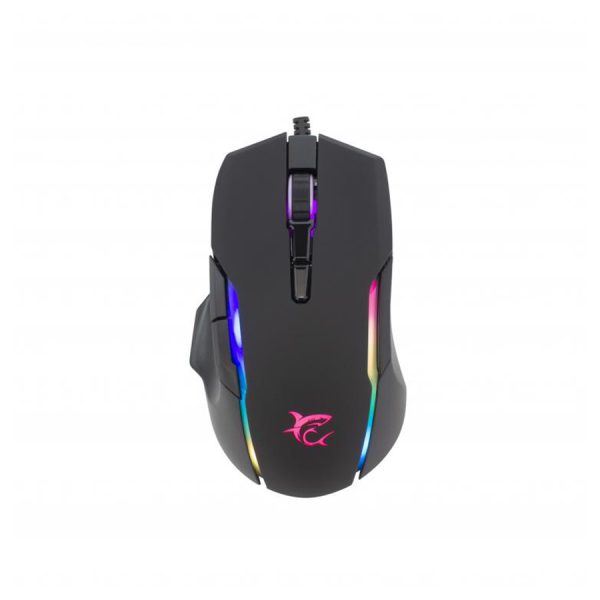 Maus Gaming White Shark GM-9009 Morholt, RGB, 7200DPI
