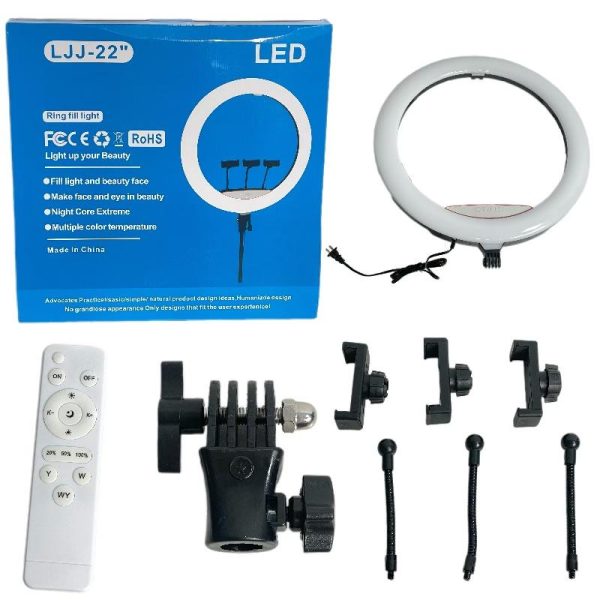Led Ring 45CM Triple Holder LJJ-45 - Figura 2
