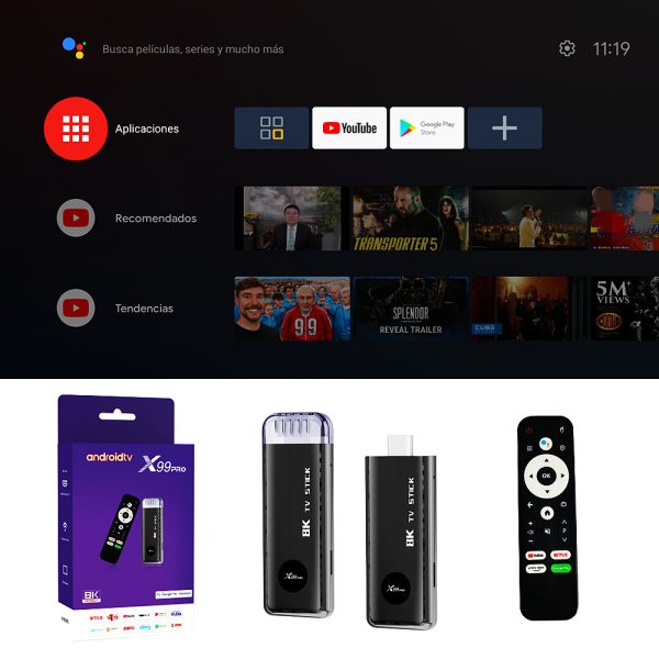 Android Tv Stick X99 Pro - Figura 2
