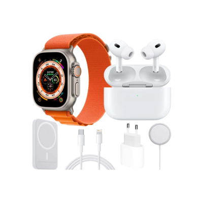 Set X8 Smart Watch + Air Pods + Battery Pack